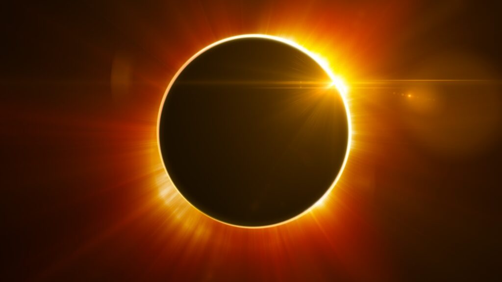 Imagen de un eclipse solar total